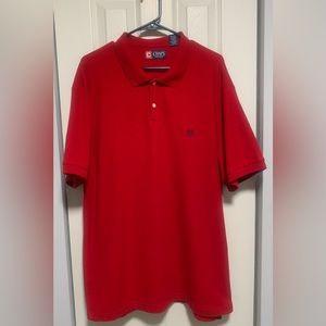 Chaps Mens Red Polo Shirt